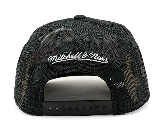Kappe Mitchell & Ness - NBA Monogram Trucker Milwaukee Bucks Black