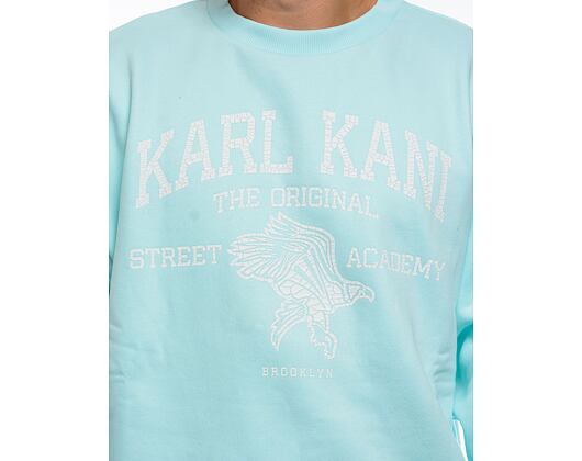 Pullover Karl Kani Street Academy OS Crew light blue