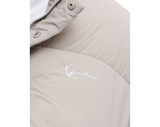 Jacke Karl Kani Small Signature Puffer Jacket light grey
