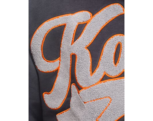 Pullover Karl Kani Star Logo OS Full Zip Hoodie anthracite/light grey