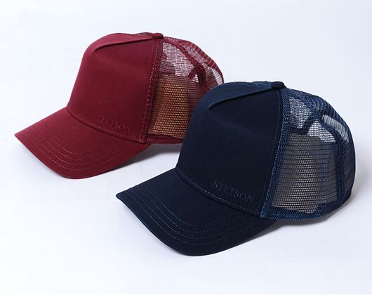 Kappe Stetson Trucker Cap Cotton Navy/Gunmetal