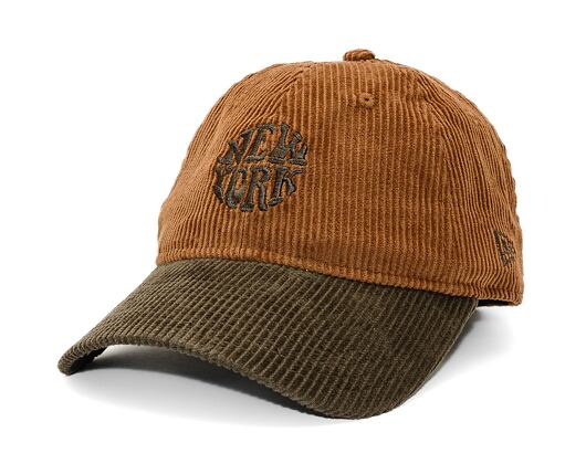Damen Kappe New Era - 9TWENTY Womens Cord - Dark Brown / TPN