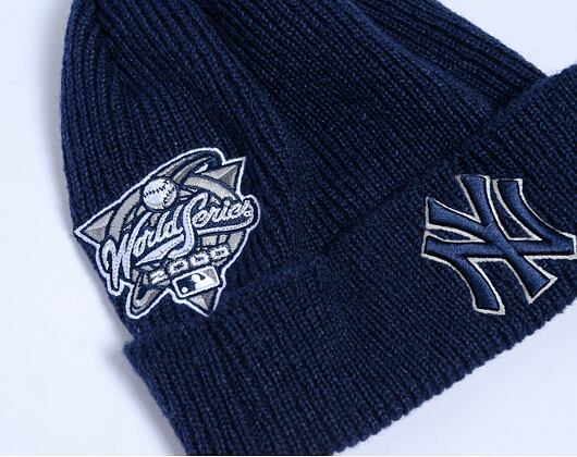Mütze New Era - Knit Medium MLB Ws Patch Beanie - NY Yankees - Navy