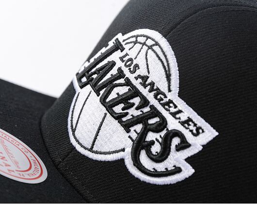 Kappe Mitchell & Ness - Evergreen Black/White Snapback - LA Lakers - Black