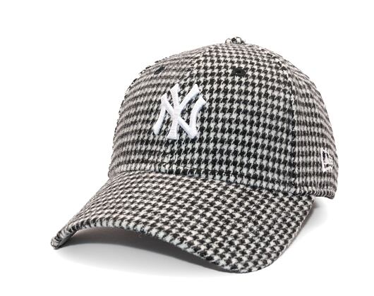 Damen Kappe New Era - 9FORTY Womens MLB houndstooth - NY Yankees - Black / White