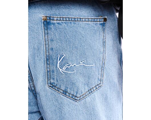 Hose Karl Kani Small Signature Baggy Five Pocket Denim light blue