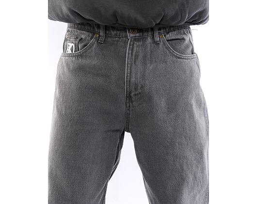 Hose Karl Kani Small Signature Baggy Five Pocket Denim light grey