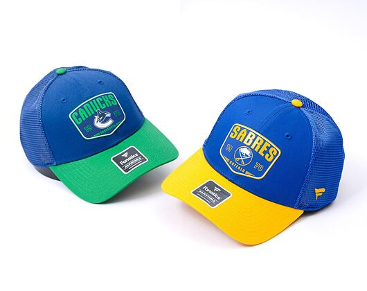 Kappe Fanatics - Buffalo Sabres - A/CAP Structured Adjustable Meshback - Deep Royal/Yellow Gold