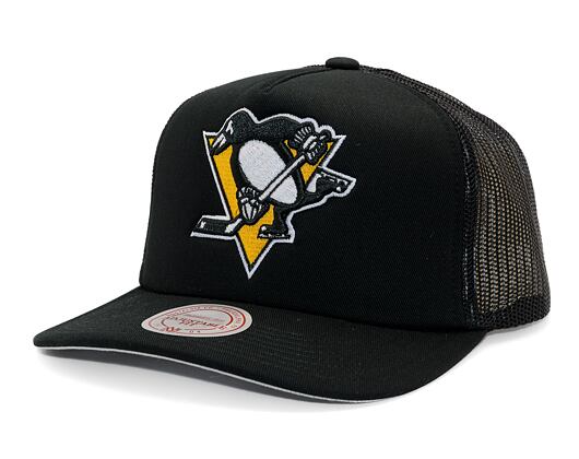 Kappe Mitchell & Ness - Evergreen Trucker - Pittsburgh Penguins - Black