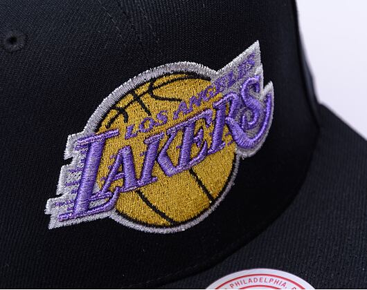 Kappe Mitchell & Ness - Shine On Snapback - LA Lakers - Black