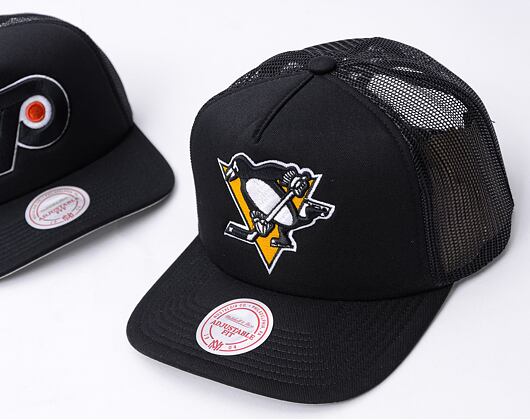 Kappe Mitchell & Ness - Evergreen Trucker - Pittsburgh Penguins - Black