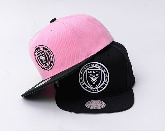 Kappe Mitchell & Ness - Evergreen Black White Snapback - Inter Miami Cf - Black