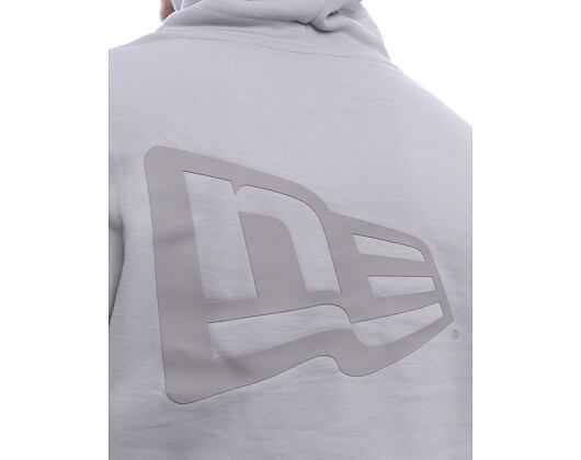 Pullover New Era - Tech Flag Oversized Hoodie - Dolphin Grey