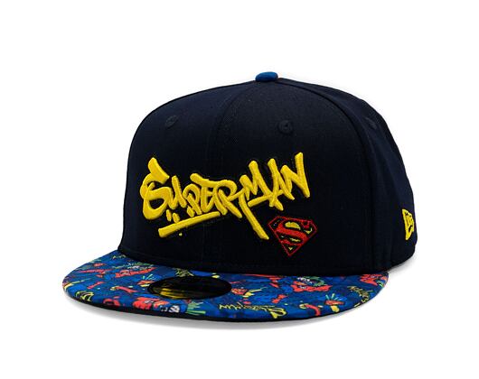 Kinder Kappe New Era - Warner Bros Superman 9FIFTY - Navy