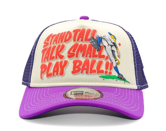 Kappe New Era - Baseball Graphic 9FORTY Trucker - Burgundy / Blue