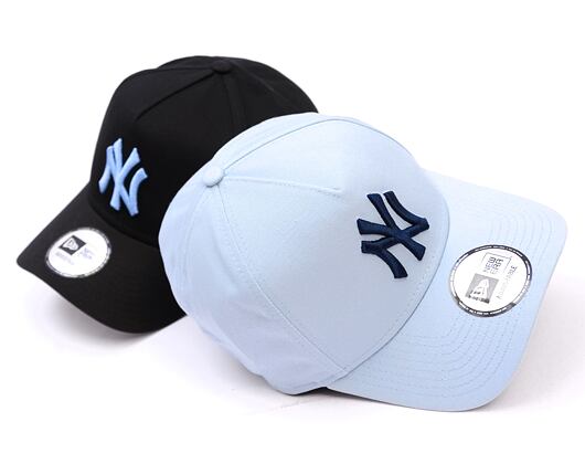 Kappe New Era - MLB Essential 9FORTY A-Frame - NY Yankees - Pastel Blue / Navy