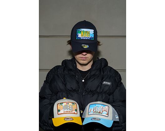 Kappe New Era - License Plate 9FORTY Trucker - Navy