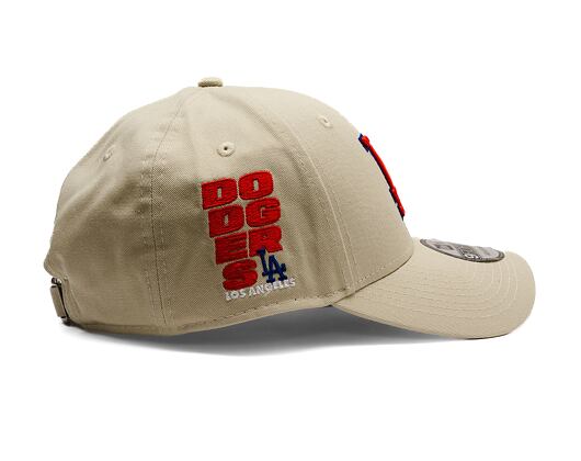 Kappe New Era - MLB Side Patch 9FORTY - LA Dodgers - Stone