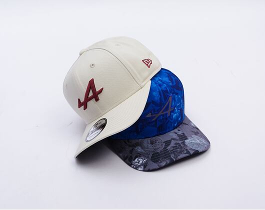 Kappe New Era - F1 Seasonal 9FIFTY Original Fit - Alpine Racing - Cream / Burgundy
