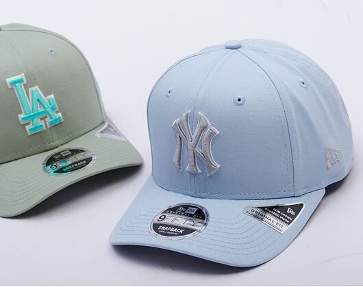 Kappe New Era - MLB World Series 9FIFTY Original Fit - NY Yankees - Pastel Blue / Gray
