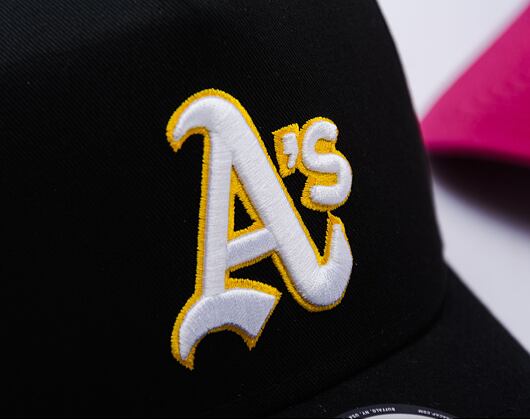 Kappe New Era - MLB World Series Patch 9FORTY A-Frame - Oakland Athletics - Black / Gold