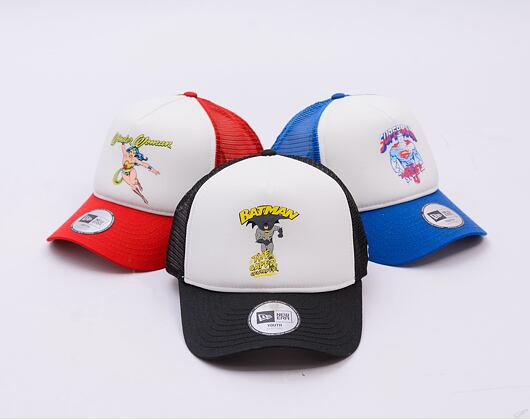 Kinder Kappe New Era - Warner Bros Batman 9FORTY Trucker - Black