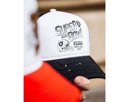 Kappe New Era - NFL Superbowl 9FORTY Trucker - Las Vegas Raiders - Black
