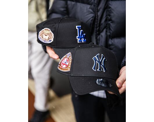 Kappe New Era - MLB World Series Patch 9FORTY A-Frame - NY Yankees - Black / Navy