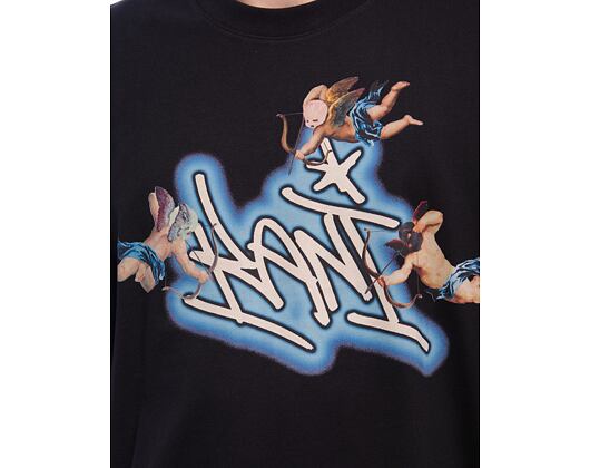 T-Shirt Karl Kani - Woven Signature Airbrush Amor Tee - black/blue
