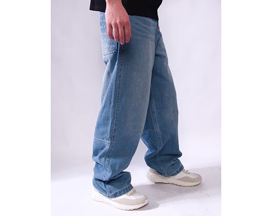 Hose Karl Kani - Og Aop Back Pocket Relaxed Baggy - medium blue