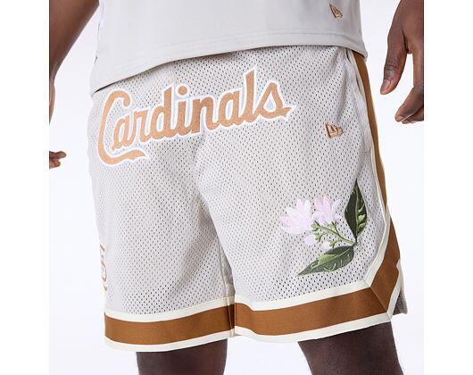 Shorts New Era - MLB Floral Mesh - St. Louis Cardinals - Off White