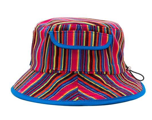 Hut Kangol - Multi Color Stripe Bucket - Rainbow Multi