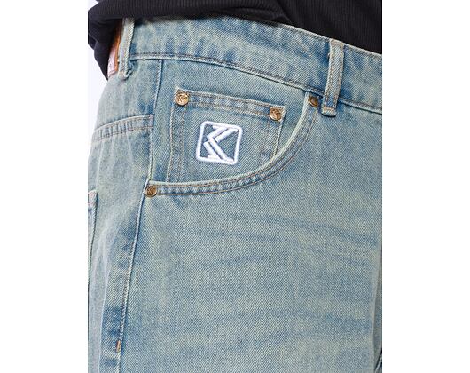 Shorts Karl Kani OG Denim Baggy Jorts bleached blue