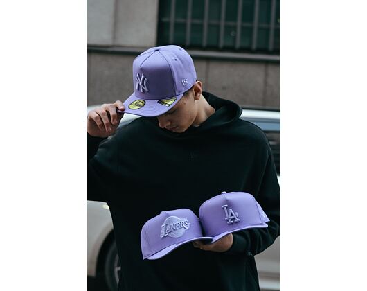 Kappe New Era - MLB Color Pack 59FIFTY A-Frame - LA Dodgers - Purple