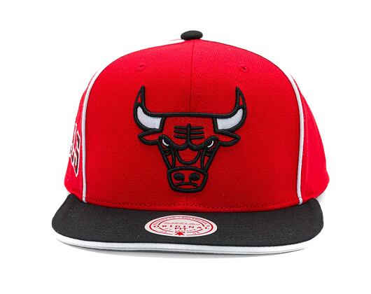 Kappe Mitchell & Ness - Chicago Bulls - Pipe Snapback - Red