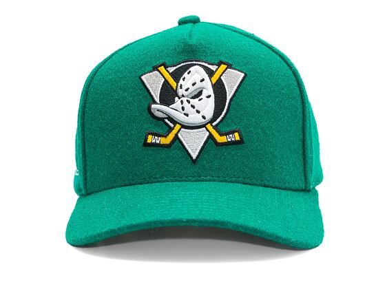Kappe Mitchell & Ness - Anaheim Ducks - Kicking Wool Pro Strapback Vntg - Teal