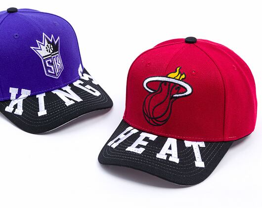 Kappe Mitchell & Ness - Miami Heat - Underarch Pro Snapback - Red