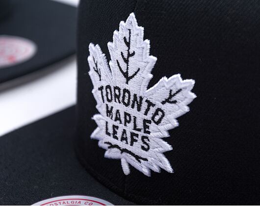 Kappe Mitchell & Ness - Toronto Maple Leafs - Evergreen Black White Snapback - Black