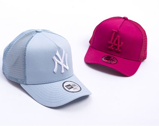Kinder Kappe New Era - MLB League Essential 9FORTY Trucker - NY Yankees - Blue / White