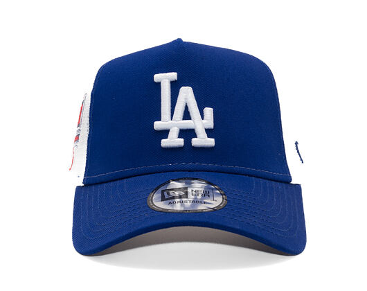 Kappe New Era - MLB Side Patch 9FORTY Trucker - LA Dodgers - Blue