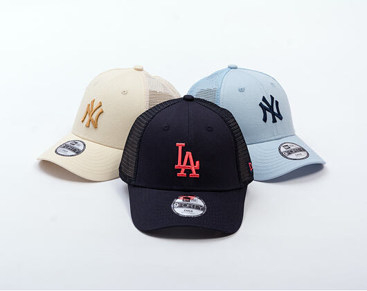 Kinder Kappe New Era - MLB Homefield Trucker 9FORTY - LA Dodgers - Navy / Coral