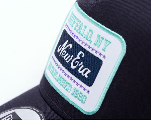 Kappe New Era - Branded Washed Patch 9FORTY A-Frame - Navy