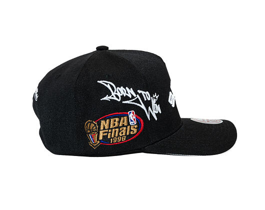 Kappe Mitchell & Ness - NBA Born To Win Pro Snapback HWC - San Antonio Spurs - Black