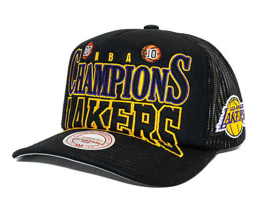 Kappe Mitchell & Ness - NBA Big Champ Trucker - LA Lakers - Black