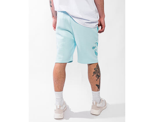 Shorts Karl Kani - Retro Paisley Sweat Shorts - Turquoise