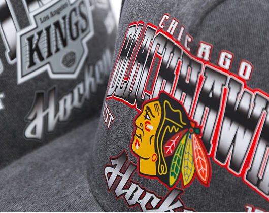 Kappe New Era -  9FIFTY A-Frame NHL Washed - Chicago Blackhawks - Black