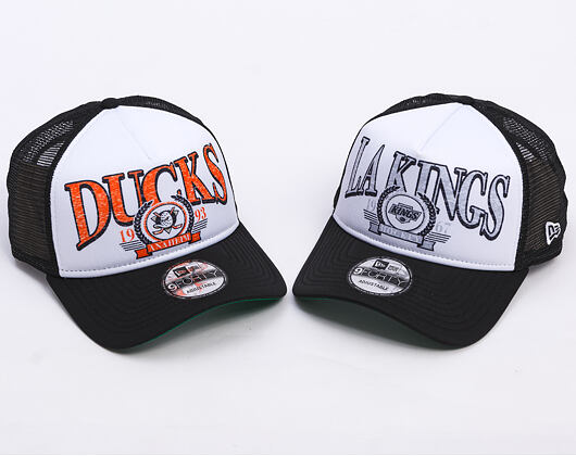 Kappe New Era -  9FORTY A-Frame NHL Distressed - Anaheim Ducks - Team Color