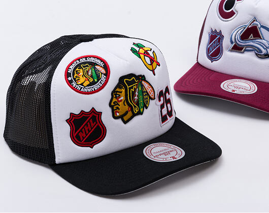 Kappe Mitchell & Ness - Gridlock Trucker - Chicago Blackhawks - White