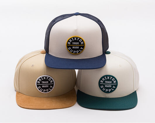 Kappe Brixton - Oath Mp Trucker Hat - Mood Indigo/Off White/Mood Ind