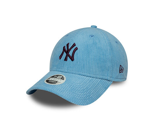 Damen Kappe New Era - MLB Cord 9FORTY - NY Yankees - Blue / Burgundy